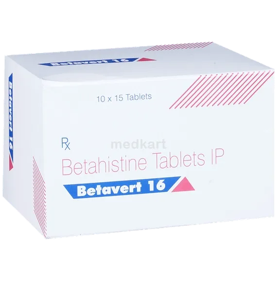 betavert 16mg tablet 10's